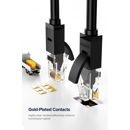 Купити Патч-корд Ugreen NW102 Cat 6 U/UTP Lan Cable 1m (11201) Blue - ціна в Києві, Львові, Вінниці, Хмельницькому, Франківську, Україні | інтернет-магазин TELEMART.UA фото