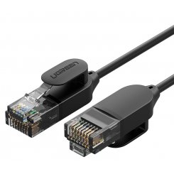 Патч-корд Ugreen NW122 CAT 6A Pure Copper Ethernet Cable OD2.8 0.5m (70331) Black