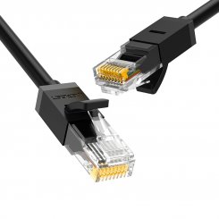 Патч-корд Ugreen NW102 Cat 6 U/UTP Lan Cable 1m (20159) Black