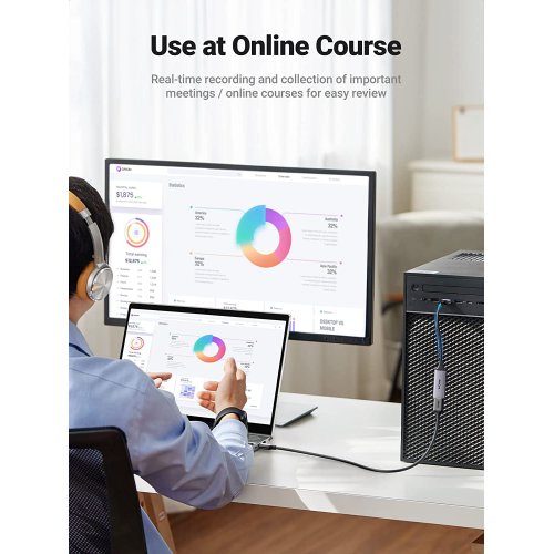 Купить Кабель Ugreen CM489 Video Capture Card Single HDMI Input (40189) - цена в Харькове, Киеве, Днепре, Одессе
в интернет-магазине Telemart фото