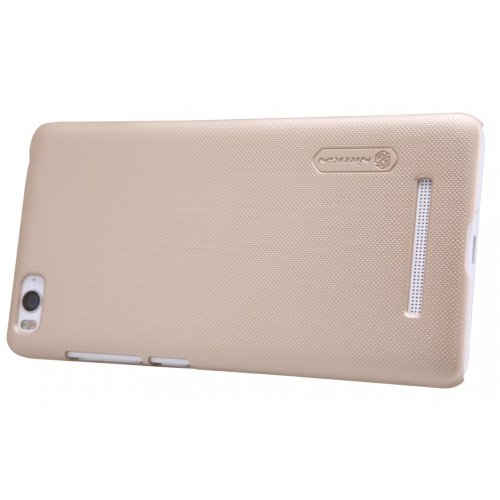 Чохол Чехол Nillkin Frosted Shield для Xiaomi Mi 4i/4c Gold купити в Україні: Київ, Львів, Хмельницький, Тернопіль, Івано-Франківськ | Низька ціна, відгуки, характеристики від TELEMART фото