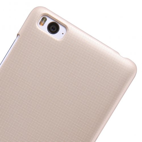 Чохол Чехол Nillkin Frosted Shield для Xiaomi Mi 4i/4c Gold купити в Україні: Київ, Львів, Хмельницький, Тернопіль, Івано-Франківськ | Низька ціна, відгуки, характеристики від TELEMART фото