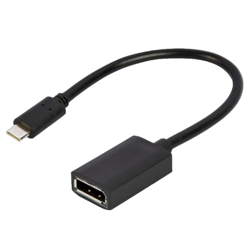Купить Адаптер Cablexpert USB Type-C - DisplayPort M/F 0.15m 4K (A-CM-DPF-02) Black - цена в Харькове, Киеве, Днепре, Одессе
в интернет-магазине Telemart фото