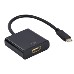Адаптер Cablexpert USB Type-C - HDMI M/F 0.15m 4K (A-CM-HDMIF-03) Black