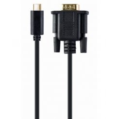 Кабель Cablexpert USB Type-C - VGA M/F 2m (A-CM-VGAM-01) Black