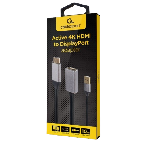 Купить Кабель Cablexpert HDMI - DisplayPort M/F 0.1m 4K (A-HDMIM-DPF-02) - цена в Харькове, Киеве, Днепре, Одессе
в интернет-магазине Telemart фото