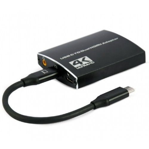 Купить Адаптер Cablexpert USB Type-C - 2 x HDMI 4K (A-CM-HDMIF2-01) Black - цена в Харькове, Киеве, Днепре, Одессе
в интернет-магазине Telemart фото