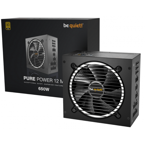 Photo Be Quiet! Pure Power 12 M 650W (BN342)