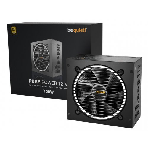 Фото Блок живлення Be Quiet! Pure Power 12 M 750W (BN343)