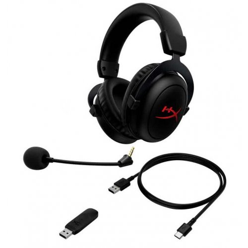 Купить Наушники HyperX Cloud Core Wireless (4P5D5AA) Black - цена в Харькове, Киеве, Днепре, Одессе
в интернет-магазине Telemart фото
