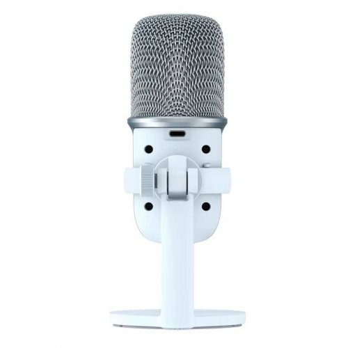 Купить Микрофон HyperX SoloCast (519T2AA) White - цена в Харькове, Киеве, Днепре, Одессе
в интернет-магазине Telemart фото