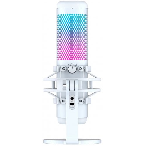 Купить Микрофон HyperX QuadCast S RGB (519P0AA) White/Grey - цена в Харькове, Киеве, Днепре, Одессе
в интернет-магазине Telemart фото