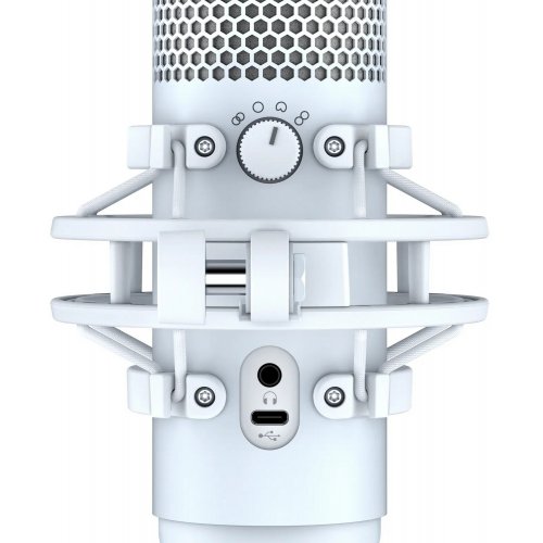 Купить Микрофон HyperX QuadCast S RGB (519P0AA) White/Grey - цена в Харькове, Киеве, Днепре, Одессе
в интернет-магазине Telemart фото