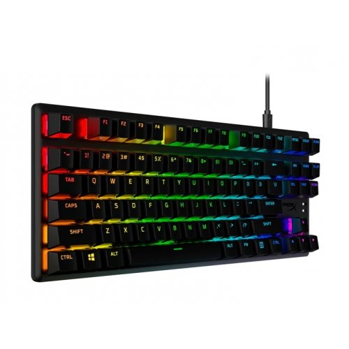 Купить Клавиатура HyperX Alloy Origins Core PBT RGB Mechnical HyperX Aqua (639N9AA) Black - цена в Харькове, Киеве, Днепре, Одессе
в интернет-магазине Telemart фото