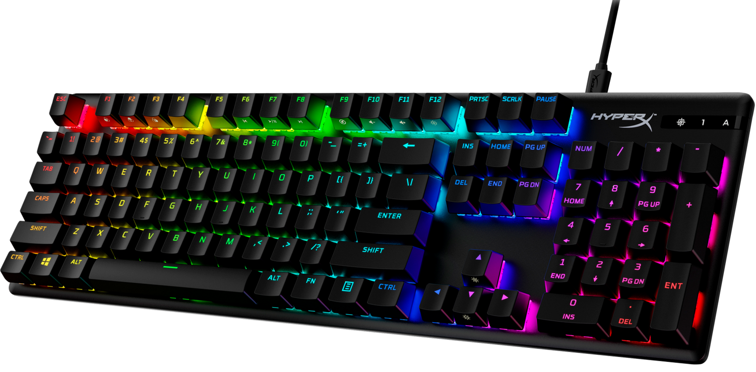 Клавиатура HyperX Alloy Origins PBT RGB Mechnical HyperX Aqua (639N5AA ...