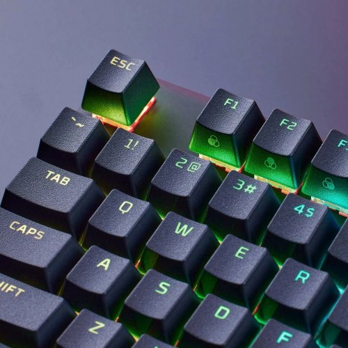 Купити Клавіатура HyperX Alloy Origins PBT RGB Mechnical HyperX Aqua (639N5AA) Black - ціна в Києві, Львові, Вінниці, Хмельницькому, Франківську, Україні | інтернет-магазин TELEMART.UA фото