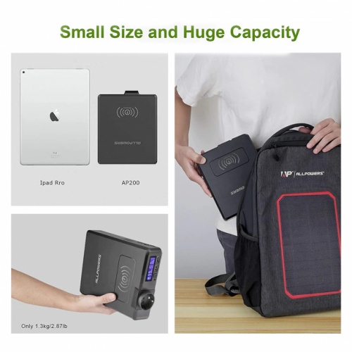 Зарядная станция ALLPOWERS S200 200W 154Wh купить в Украине: Киев, Днепр, Харьков, Одесса  | Низкая цена, отзывы, характеристики от TELEMART фото