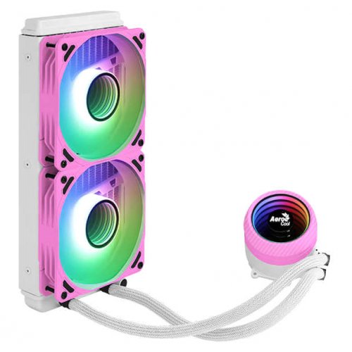 Продать Готовая СВО AeroCool Mirage L240 (ACLA-MR24137.71) Pink/White по Trade-In интернет-магазине Телемарт - Киев, Днепр, Украина фото