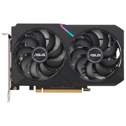 Photo Video Graphic Card Asus Dual Radeon RX 6400 4096MB (DUAL-RX6400-4G FR) Factory Recertified