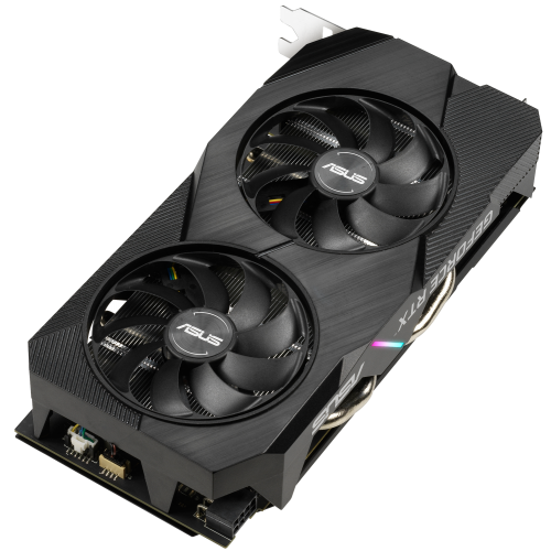 Photo Video Graphic Card Asus GeForce RTX 2060 Dual EVO OC 12288MB (DUAL-RTX2060-O12G-EVO FR) Factory Recertified
