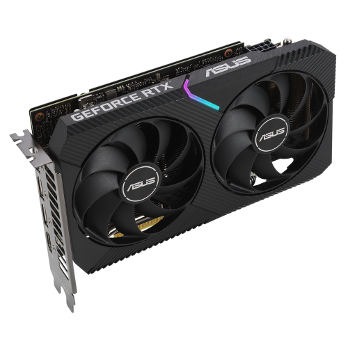 Photo Video Graphic Card Asus GeForce RTX 3060 Dual OC 12288MB (DUAL-RTX3060-O12G FR) Factory Recertified