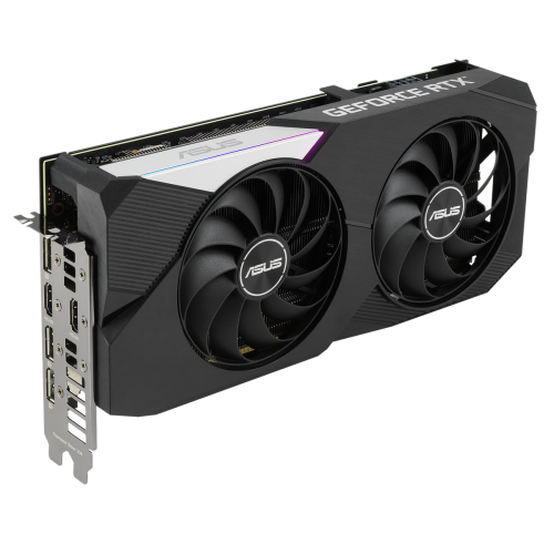 Photo Video Graphic Card Asus GeForce RTX 3060 Ti Dual OC 8192MB (DUAL-RTX3060TI-O8G-V2 FR) Factory Recertified