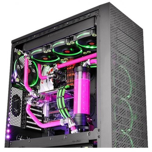 Купити Фітінг Thermaltake Pacific PETG Tube 45-Degree Dual Compression 16mm OD - Black (CL-W098-CA00BL-A) - ціна в Києві, Львові, Вінниці, Хмельницькому, Франківську, Україні | інтернет-магазин TELEMART.UA фото