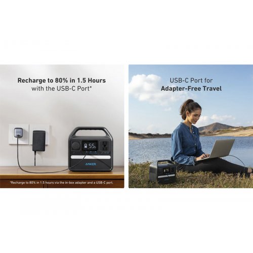 Зарядна станція Anker 521 200W 256Wh купити в Україні: Київ, Львів, Хмельницький, Тернопіль, Івано-Франківськ | Низька ціна, відгуки, характеристики від TELEMART фото