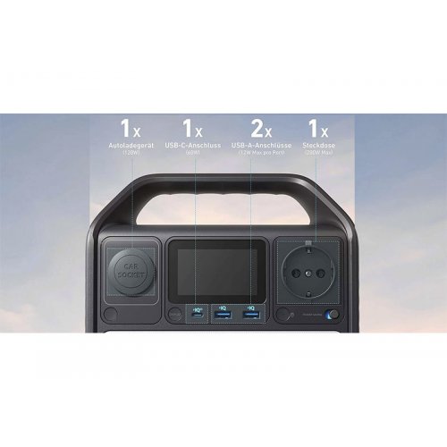 Зарядна станція Anker 521 200W 256Wh купити в Україні: Київ, Львів, Хмельницький, Тернопіль, Івано-Франківськ | Низька ціна, відгуки, характеристики від TELEMART фото