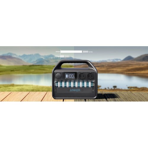 Зарядна станція Anker 535 500W 512Wh купити в Україні: Київ, Львів, Хмельницький, Тернопіль, Івано-Франківськ | Низька ціна, відгуки, характеристики від TELEMART фото