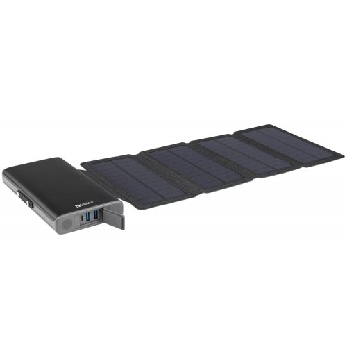 Купить Powerbank Sandberg Solar 4-panel 25000mAh (420-56) - цена в Харькове, Киеве, Днепре, Одессе
в интернет-магазине Telemart фото