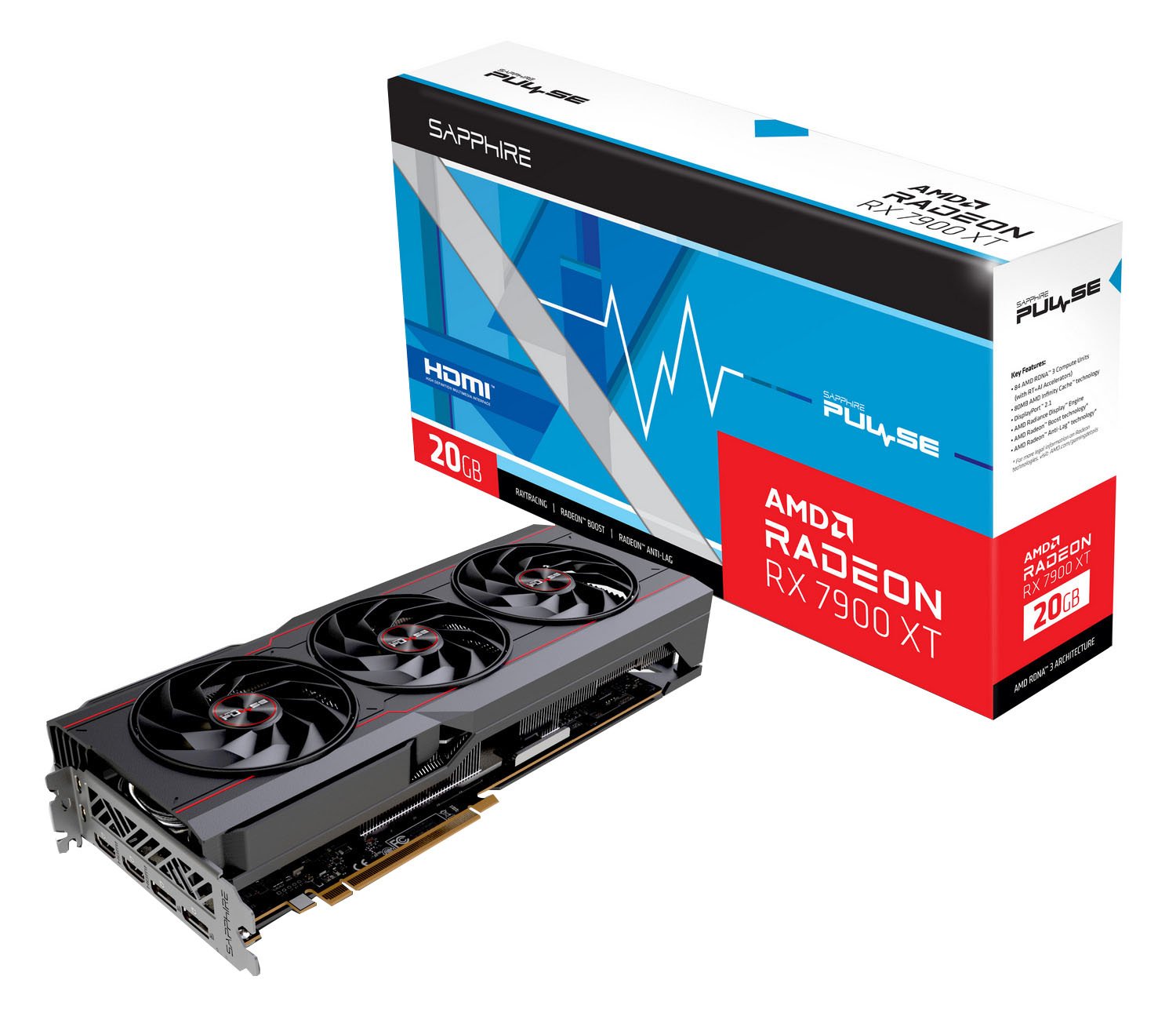 Відеокарта Sapphire Radeon RX 7900 XT Pulse 20480MB (11323-02-20G ...