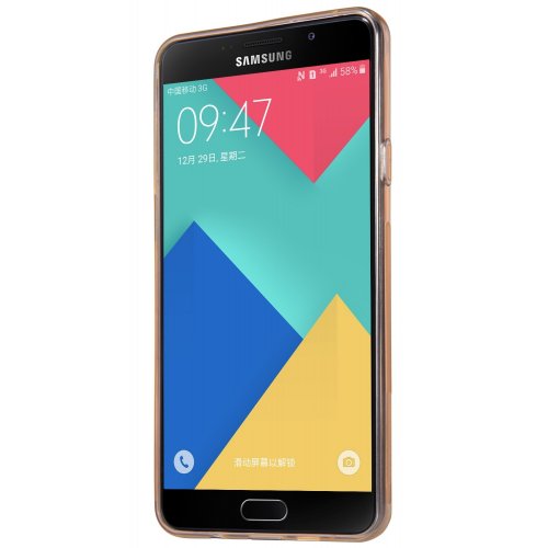 Чохол Чехол Nillkin Nature TPU для Samsung Galaxy A7 2016 Brown купити в Україні | Telemart фото