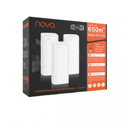 Wi-Fi роутер Tenda Nova EX12 Whole Home Mesh (EX12-KIT-3) купити в Україні | Telemart фото