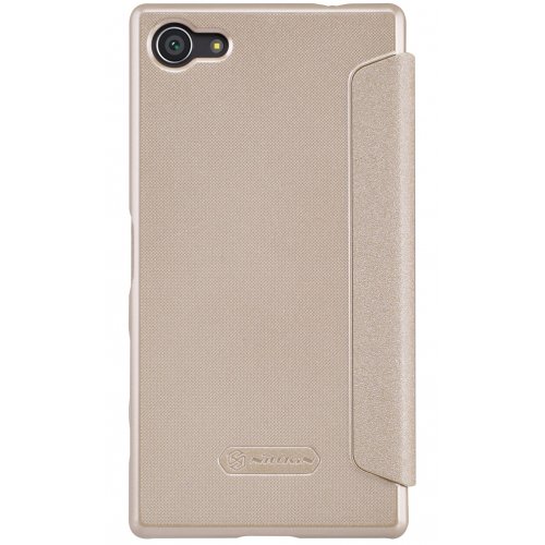 Купить Чехол Чехол Nillkin Sparkle Series для Xperia Z5 Compact Gold - цена в Харькове, Киеве, Днепре, Одессе
в интернет-магазине Telemart фото