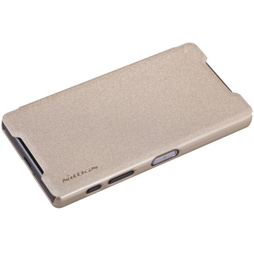 Купить Чехол Чехол Nillkin Sparkle Series для Xperia Z5 Compact Gold - цена в Харькове, Киеве, Днепре, Одессе
в интернет-магазине Telemart фото