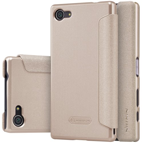 Купить Чехол Чехол Nillkin Sparkle Series для Xperia Z5 Compact Gold - цена в Харькове, Киеве, Днепре, Одессе
в интернет-магазине Telemart фото