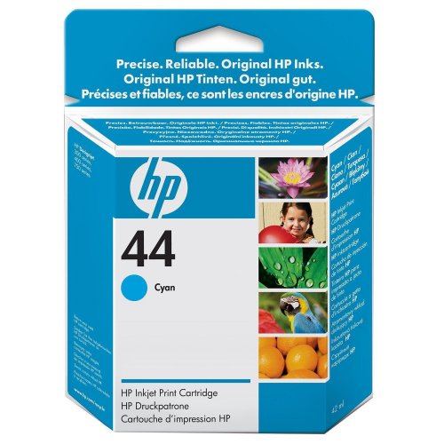 Картридж HP No.44 (51644CE) Cyan купити в Україні: Київ, Львів, Хмельницький, Тернопіль, Івано-Франківськ | Низька ціна, відгуки, характеристики від TELEMART фото
