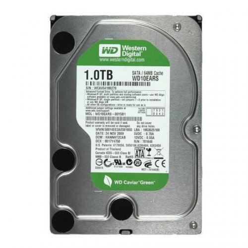 Продать Жесткий диск Western Digital Caviar Green 1.5TB 64МB 5400RPM 3.5" (WD15EARS) по Trade-In интернет-магазине Телемарт - Киев, Днепр, Украина фото