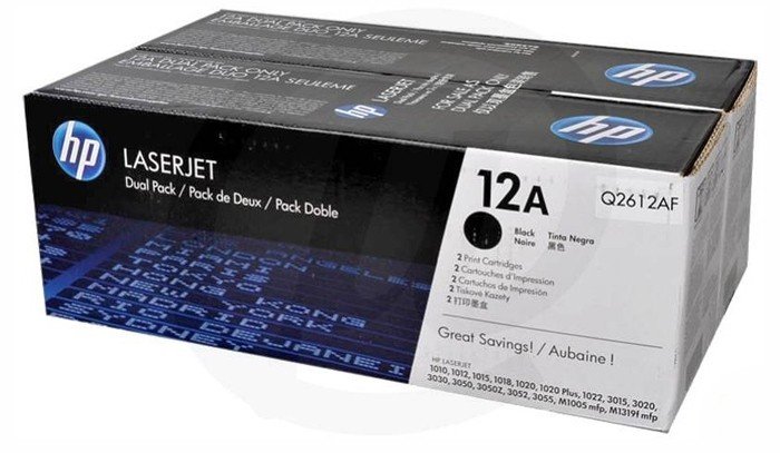 Купить Картридж HP 12A (Q2612AF) Black - цена в Харькове, Киеве, Днепре ...