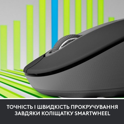 Купить Мышка Logitech Signature M650 L Wireless for Business (910-006348) Graphite - цена в Харькове, Киеве, Днепре, Одессе
в интернет-магазине Telemart фото