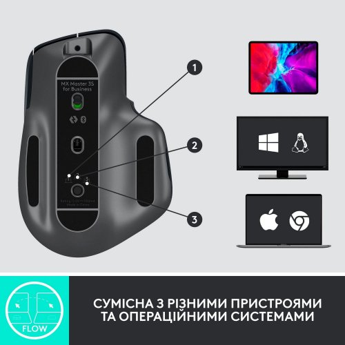 Фото Мышка Logitech MX Master 3S for Business (910-006582) Graphite