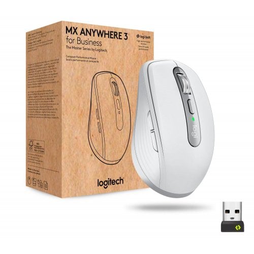 Купить Мышка Logitech MX Anywhere 3 for Business (910-006216) Pale Gray - цена в Харькове, Киеве, Днепре, Одессе
в интернет-магазине Telemart фото