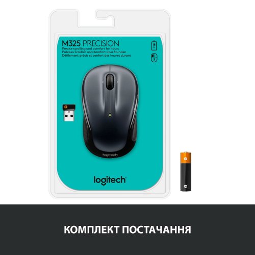 Фото Миша Logitech M325S Wireless (910-006812) Dark Silver