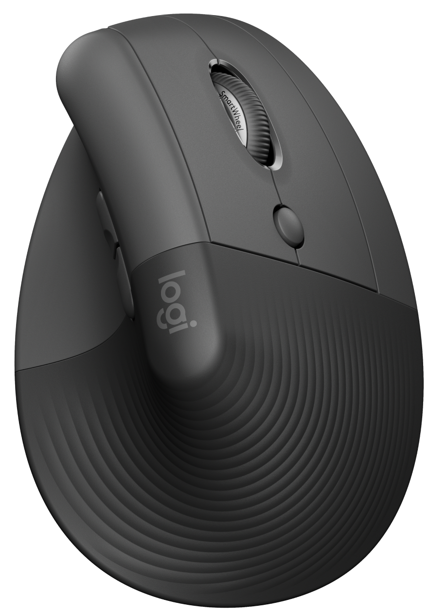 Logitech Lift Left Vertical Ergonomic Graphite Black