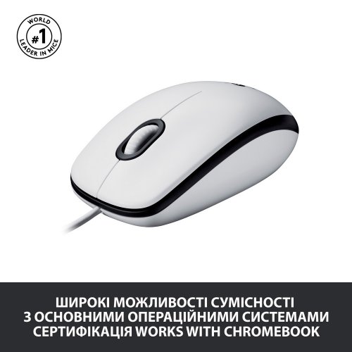Photo Mouse Logitech M100 (910-006764) White