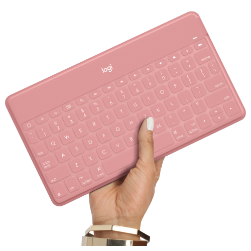 Клавіатура Logitech Keys-To-Go Portable (920-010059) Blush Pink купити в Україні: Київ, Львів, Хмельницький, Тернопіль, Івано-Франківськ | Низька ціна, відгуки, характеристики від TELEMART фото