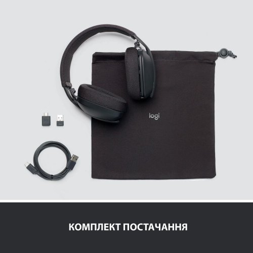 Фото Наушники Logitech Zone Vibe 125 (981-001126) Graphite