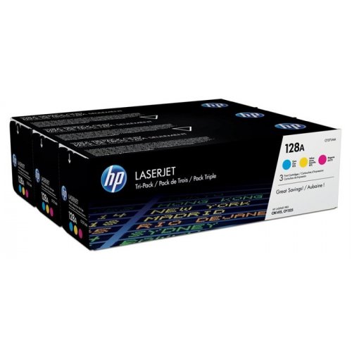 Купить Картридж HP 128A (CF371AM) CMY - цена в Харькове, Киеве, Днепре, Одессе
в интернет-магазине Telemart фото