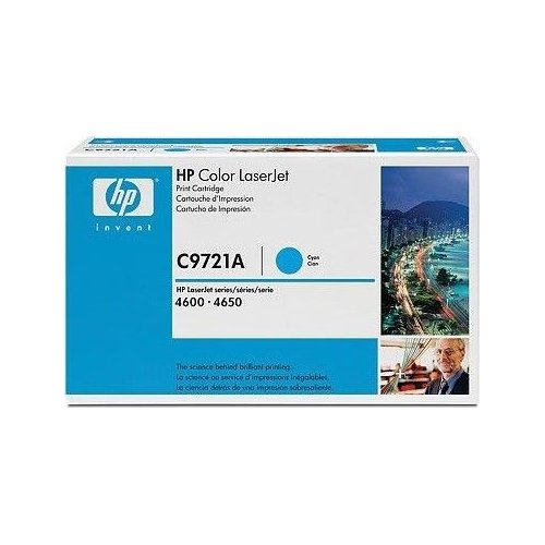Картридж HP C9721A Cyan купити в Україні: Київ, Львів, Хмельницький, Тернопіль, Івано-Франківськ | Низька ціна, відгуки, характеристики від TELEMART фото